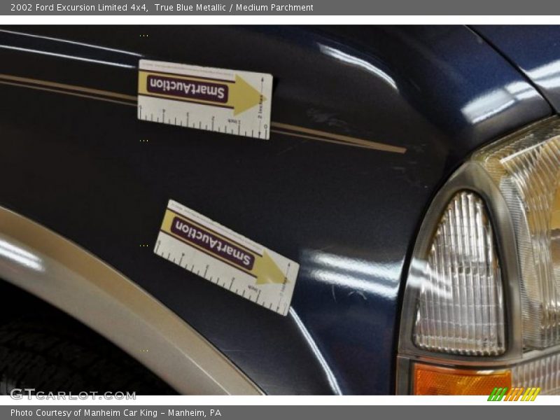True Blue Metallic / Medium Parchment 2002 Ford Excursion Limited 4x4