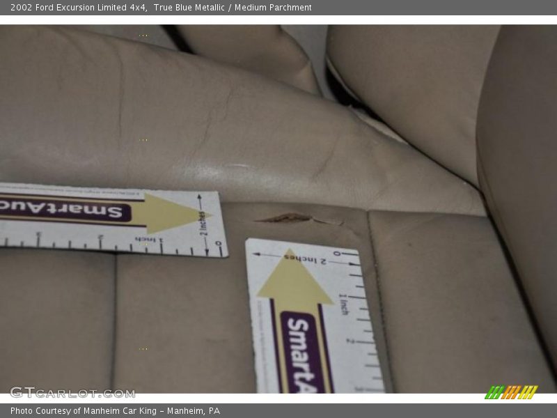 True Blue Metallic / Medium Parchment 2002 Ford Excursion Limited 4x4