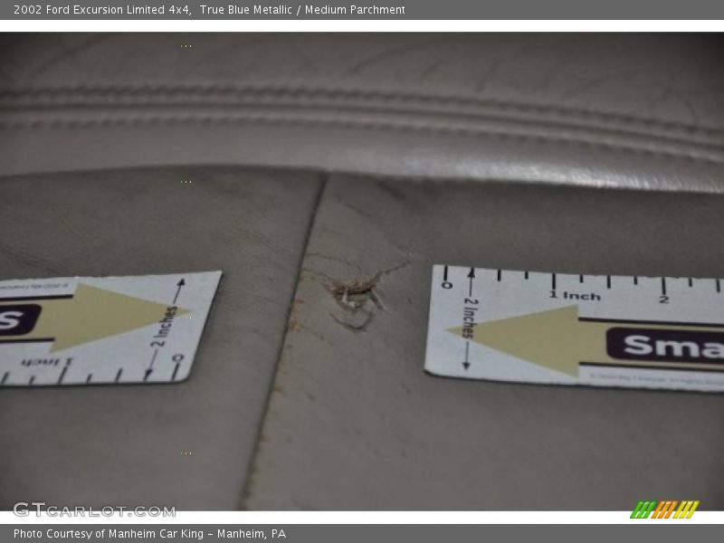 True Blue Metallic / Medium Parchment 2002 Ford Excursion Limited 4x4