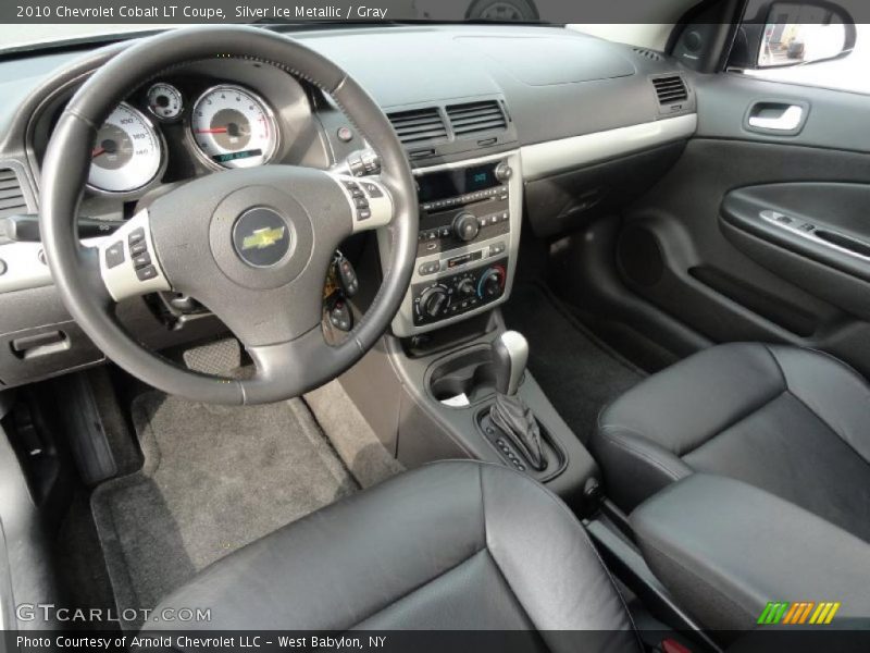 Silver Ice Metallic / Gray 2010 Chevrolet Cobalt LT Coupe