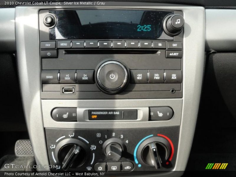 Silver Ice Metallic / Gray 2010 Chevrolet Cobalt LT Coupe