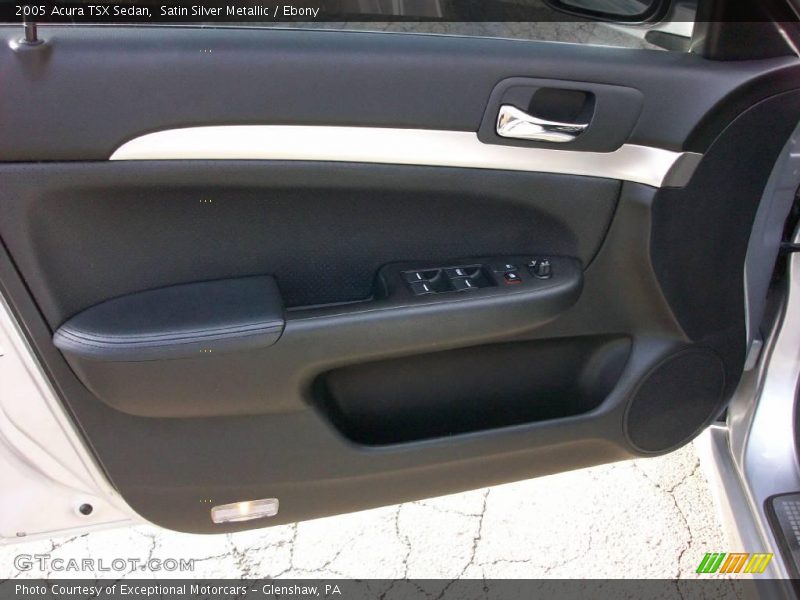 Satin Silver Metallic / Ebony 2005 Acura TSX Sedan
