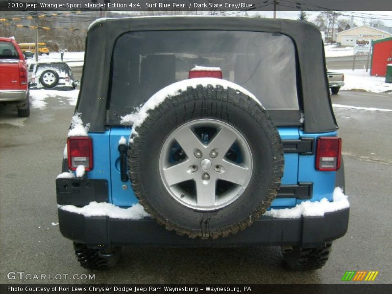 Surf Blue Pearl / Dark Slate Gray/Blue 2010 Jeep Wrangler Sport Islander Edition 4x4