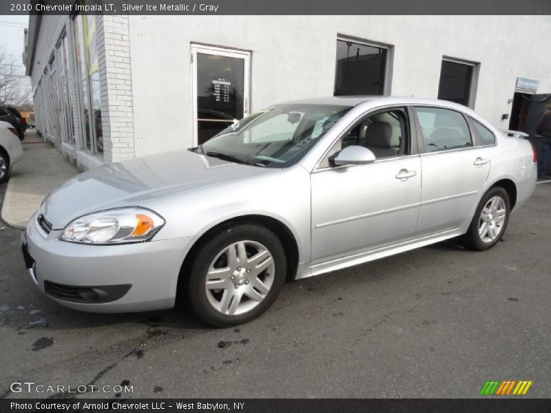 Silver Ice Metallic / Gray 2010 Chevrolet Impala LT