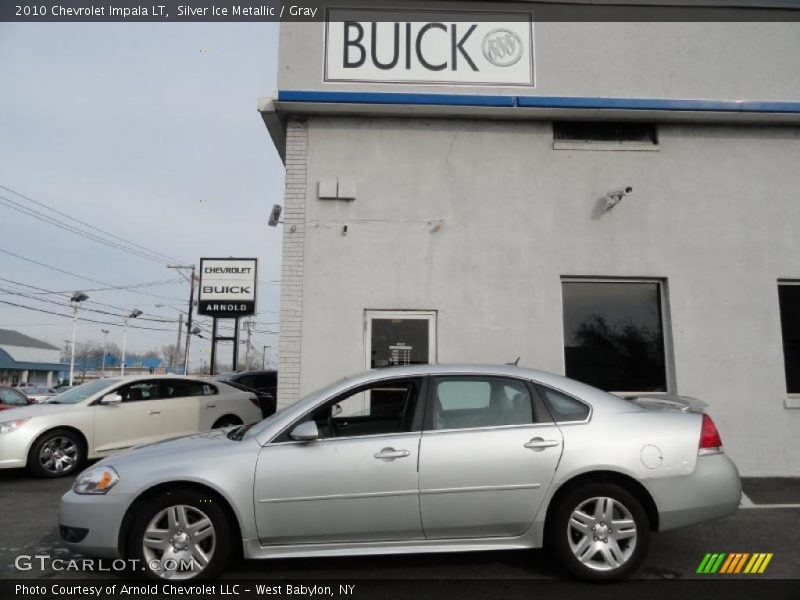 Silver Ice Metallic / Gray 2010 Chevrolet Impala LT