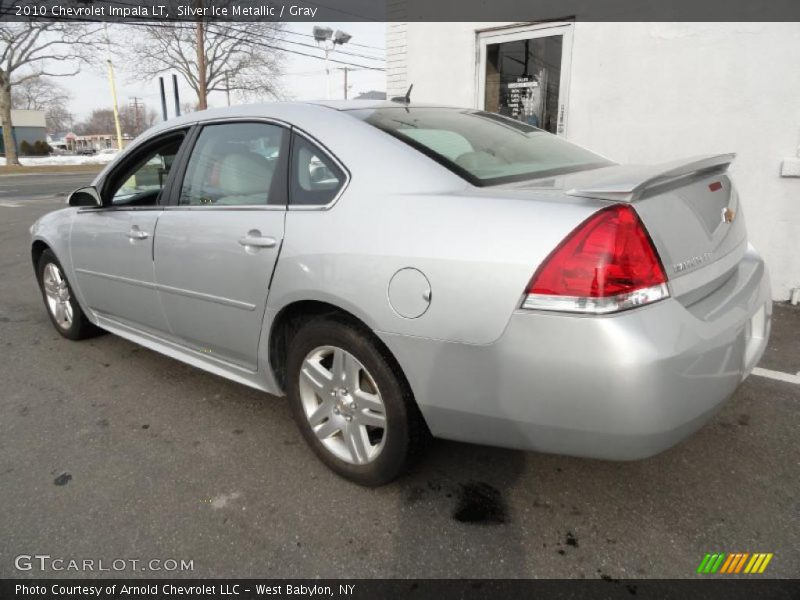 Silver Ice Metallic / Gray 2010 Chevrolet Impala LT