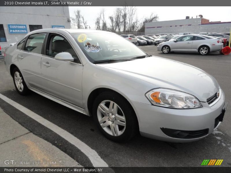 Silver Ice Metallic / Gray 2010 Chevrolet Impala LT