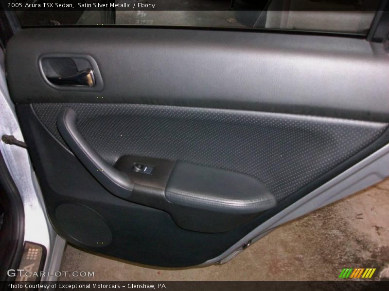 Satin Silver Metallic / Ebony 2005 Acura TSX Sedan