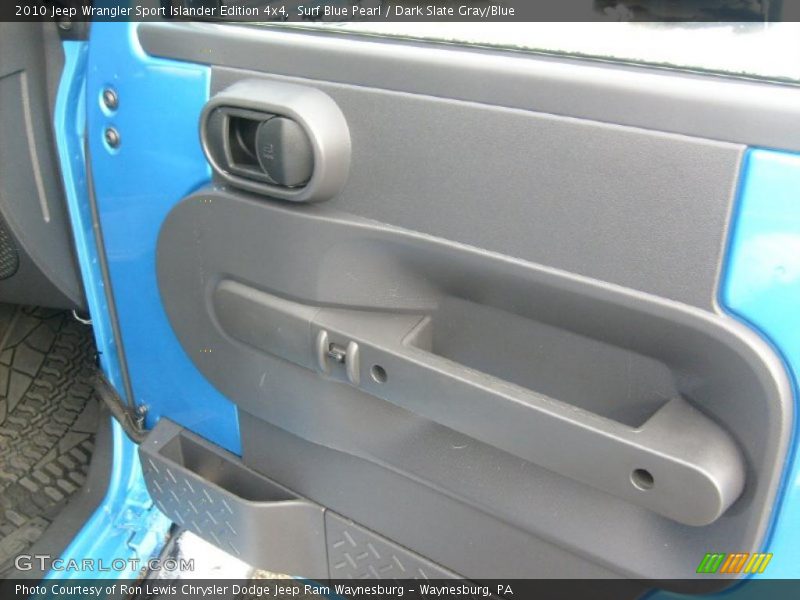 Surf Blue Pearl / Dark Slate Gray/Blue 2010 Jeep Wrangler Sport Islander Edition 4x4