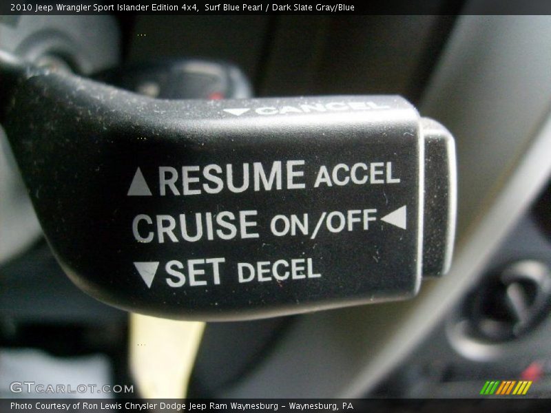 Surf Blue Pearl / Dark Slate Gray/Blue 2010 Jeep Wrangler Sport Islander Edition 4x4