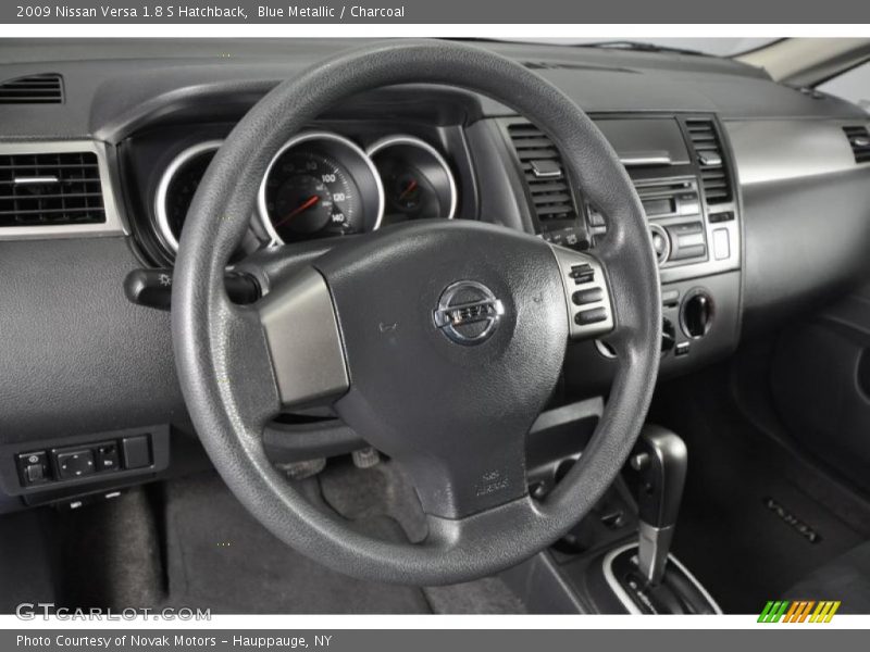 Blue Metallic / Charcoal 2009 Nissan Versa 1.8 S Hatchback