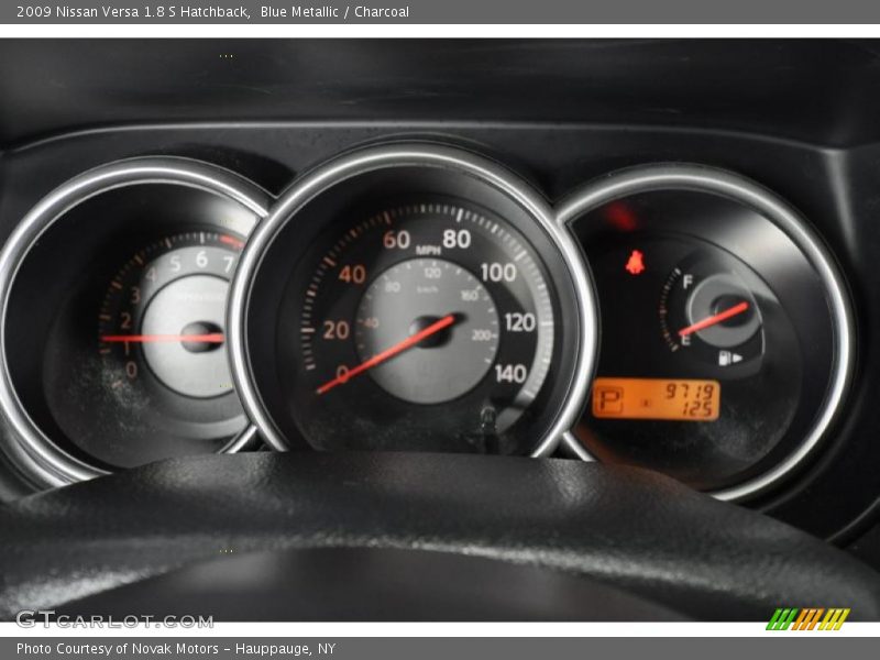 Blue Metallic / Charcoal 2009 Nissan Versa 1.8 S Hatchback