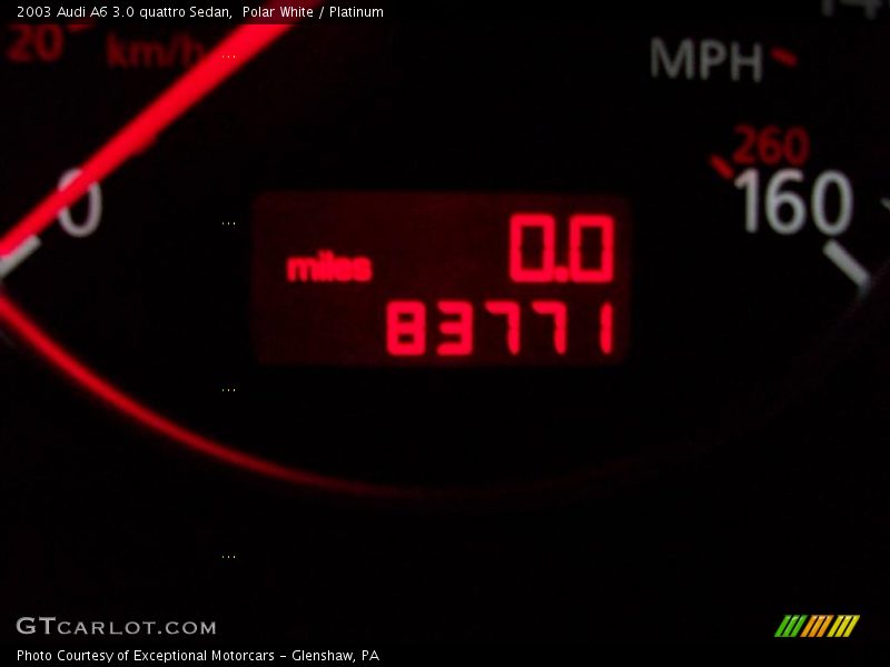 Polar White / Platinum 2003 Audi A6 3.0 quattro Sedan