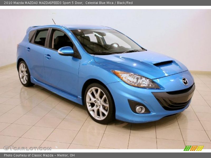 Front 3/4 View of 2010 MAZDA3 MAZDASPEED3 Sport 5 Door