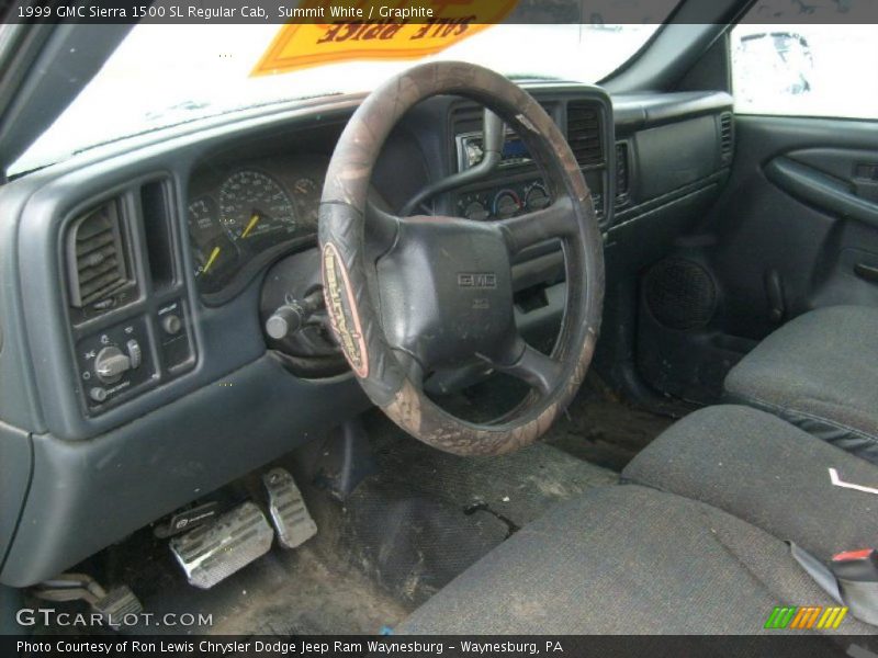 Summit White / Graphite 1999 GMC Sierra 1500 SL Regular Cab