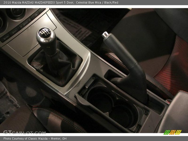 Celestial Blue Mica / Black/Red 2010 Mazda MAZDA3 MAZDASPEED3 Sport 5 Door