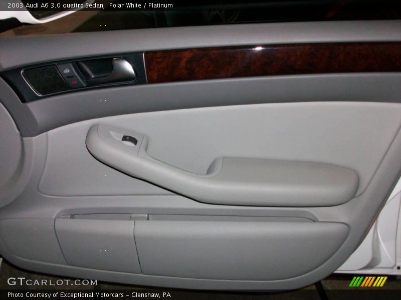 Polar White / Platinum 2003 Audi A6 3.0 quattro Sedan