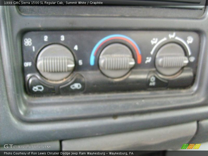 Summit White / Graphite 1999 GMC Sierra 1500 SL Regular Cab