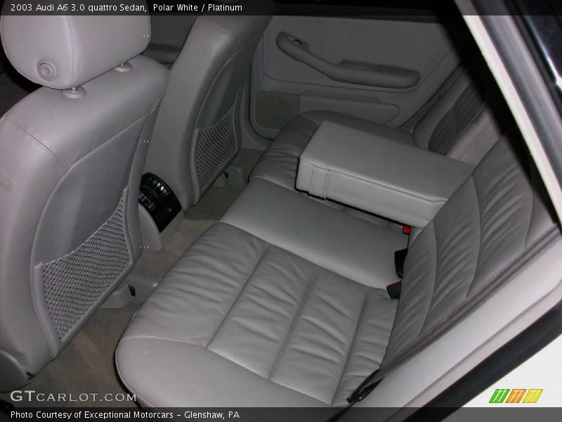 Polar White / Platinum 2003 Audi A6 3.0 quattro Sedan