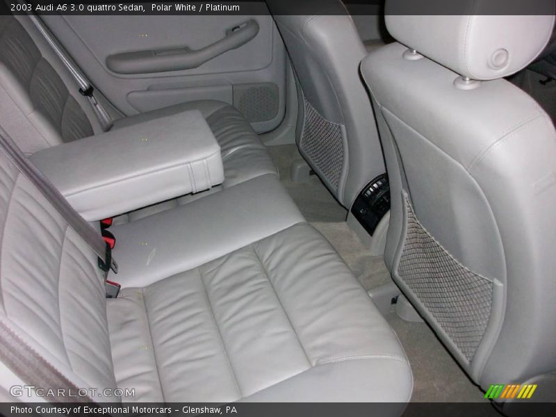 Polar White / Platinum 2003 Audi A6 3.0 quattro Sedan