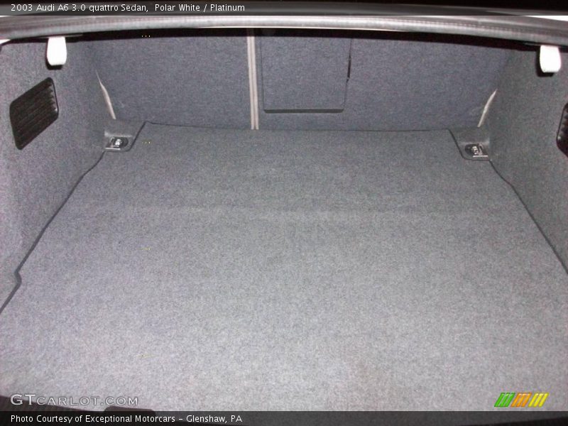 Polar White / Platinum 2003 Audi A6 3.0 quattro Sedan