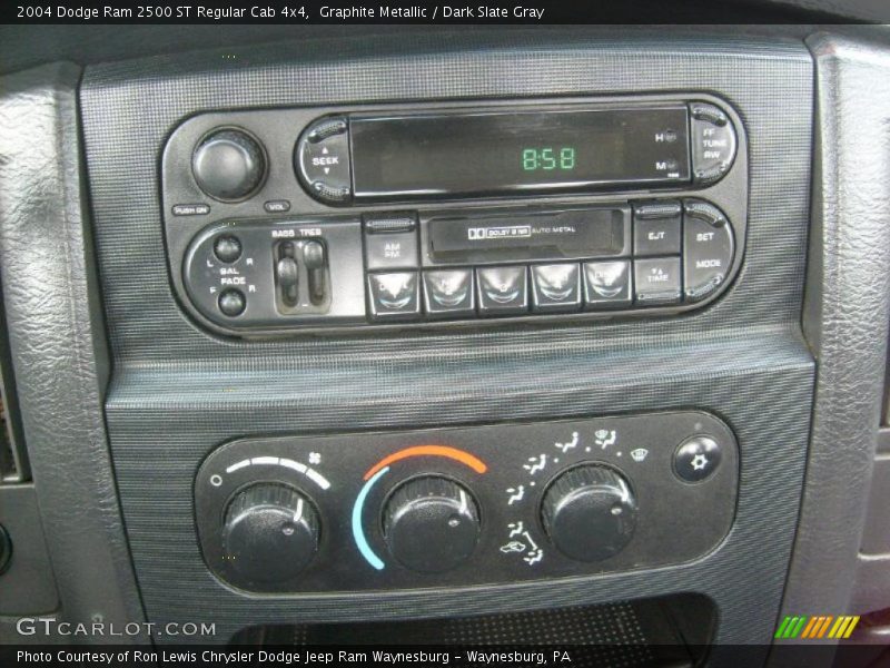 Controls of 2004 Ram 2500 ST Regular Cab 4x4