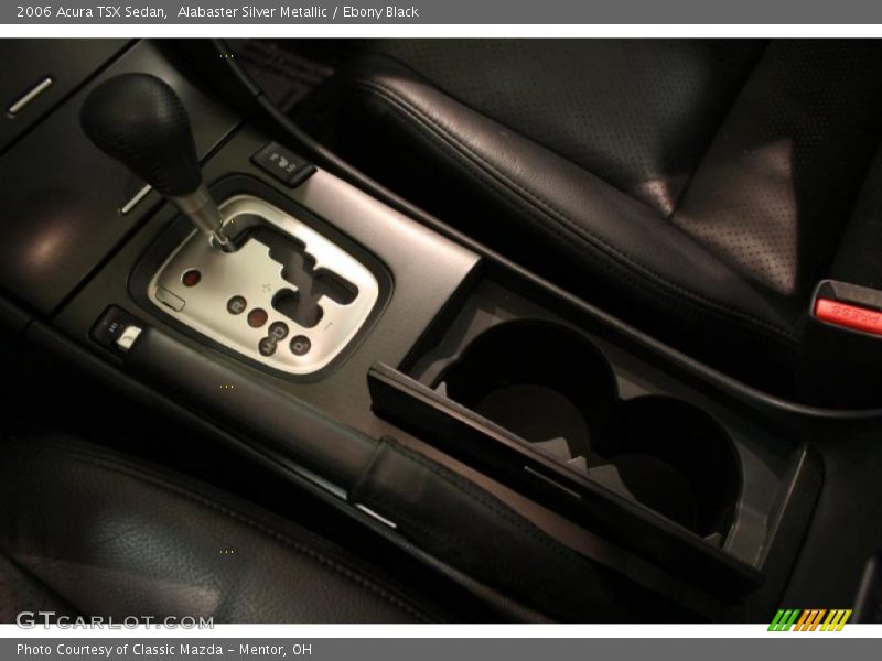 Alabaster Silver Metallic / Ebony Black 2006 Acura TSX Sedan
