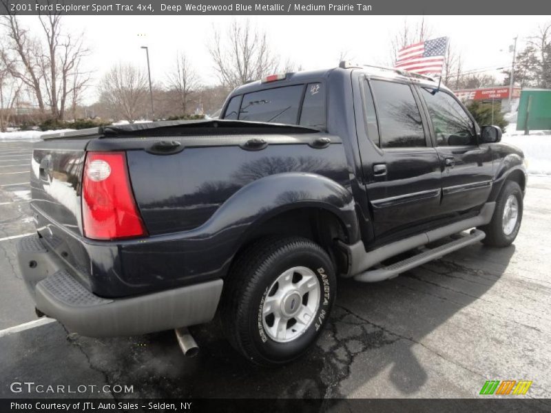 Deep Wedgewood Blue Metallic / Medium Prairie Tan 2001 Ford Explorer Sport Trac 4x4
