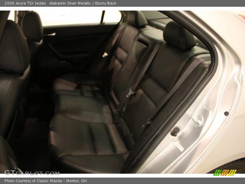 Alabaster Silver Metallic / Ebony Black 2006 Acura TSX Sedan