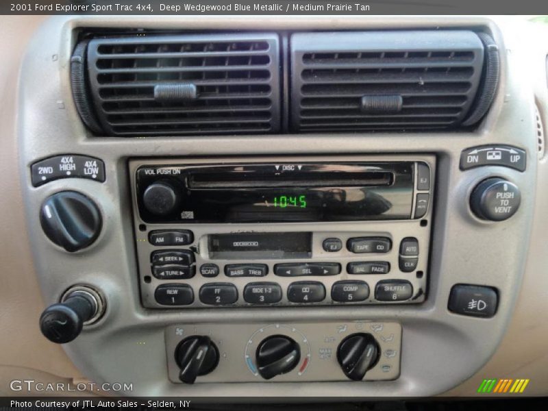 Controls of 2001 Explorer Sport Trac 4x4