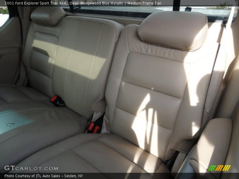 Deep Wedgewood Blue Metallic / Medium Prairie Tan 2001 Ford Explorer Sport Trac 4x4