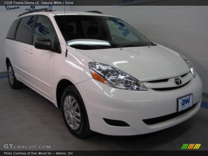 Natural White / Stone 2008 Toyota Sienna LE