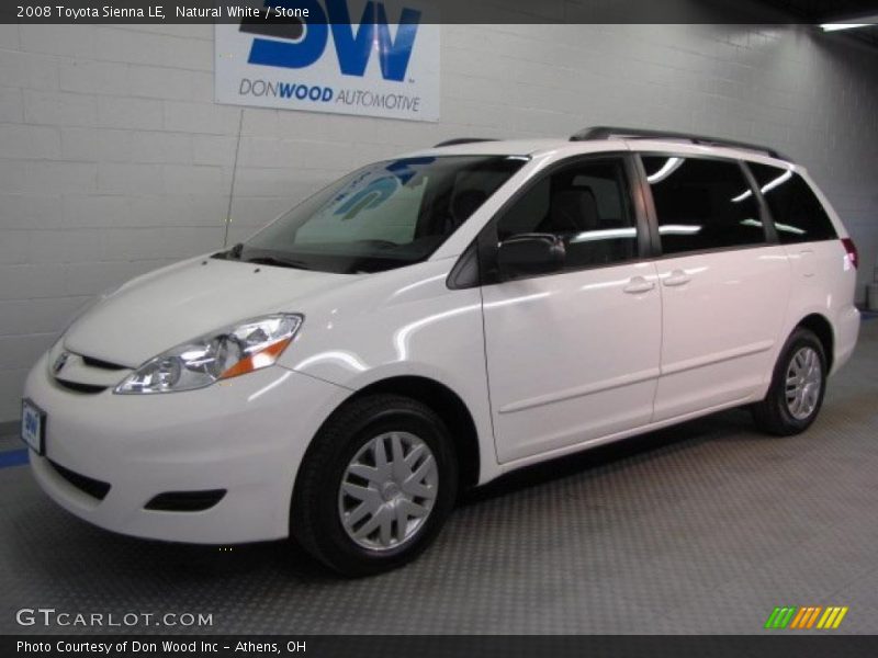 Natural White / Stone 2008 Toyota Sienna LE