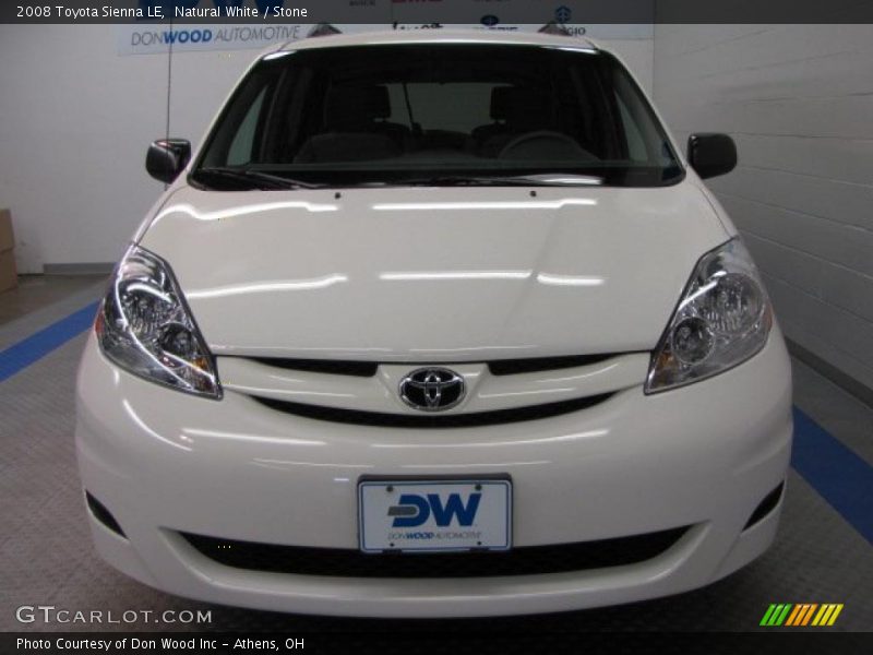 Natural White / Stone 2008 Toyota Sienna LE