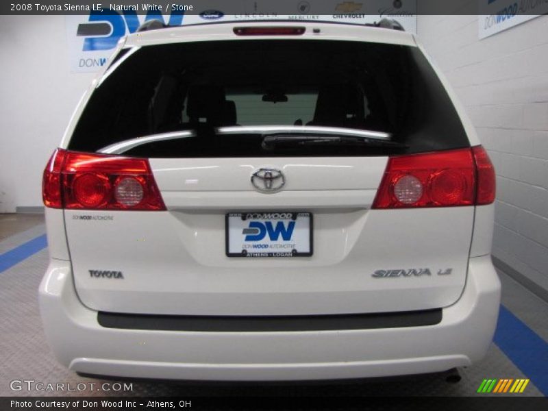 Natural White / Stone 2008 Toyota Sienna LE
