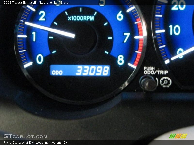 Natural White / Stone 2008 Toyota Sienna LE