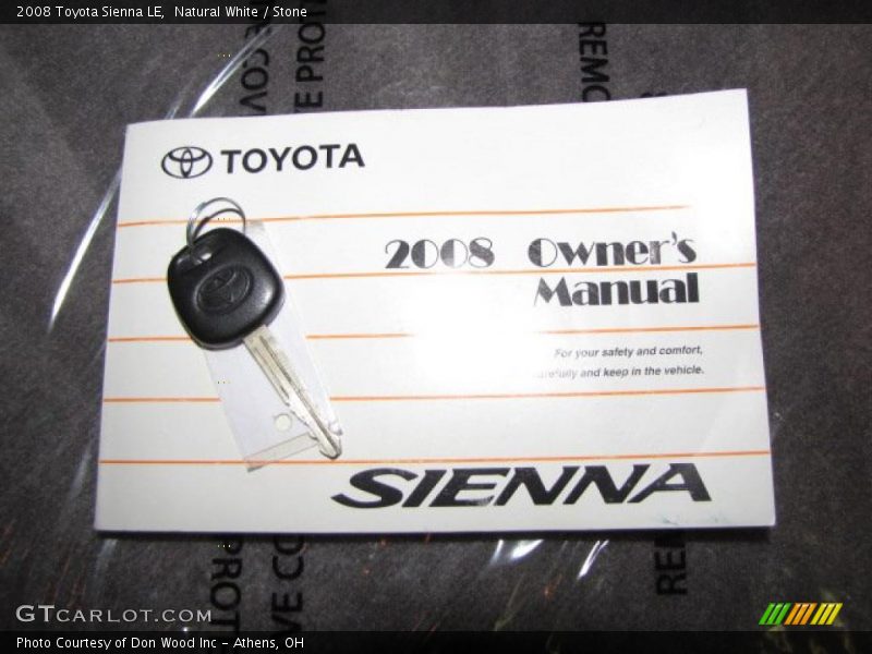 Natural White / Stone 2008 Toyota Sienna LE