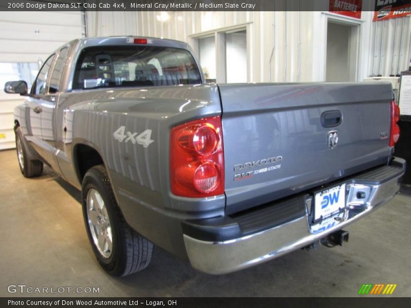 Mineral Gray Metallic / Medium Slate Gray 2006 Dodge Dakota SLT Club Cab 4x4