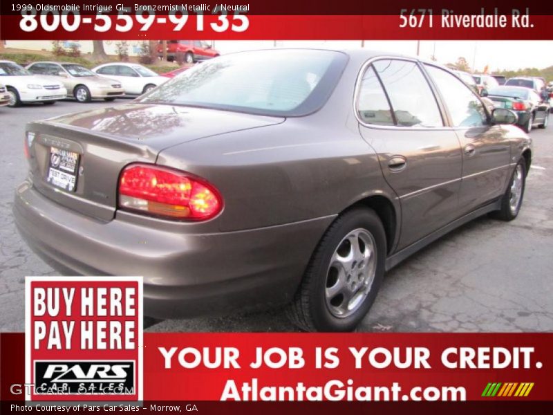 Bronzemist Metallic / Neutral 1999 Oldsmobile Intrigue GL