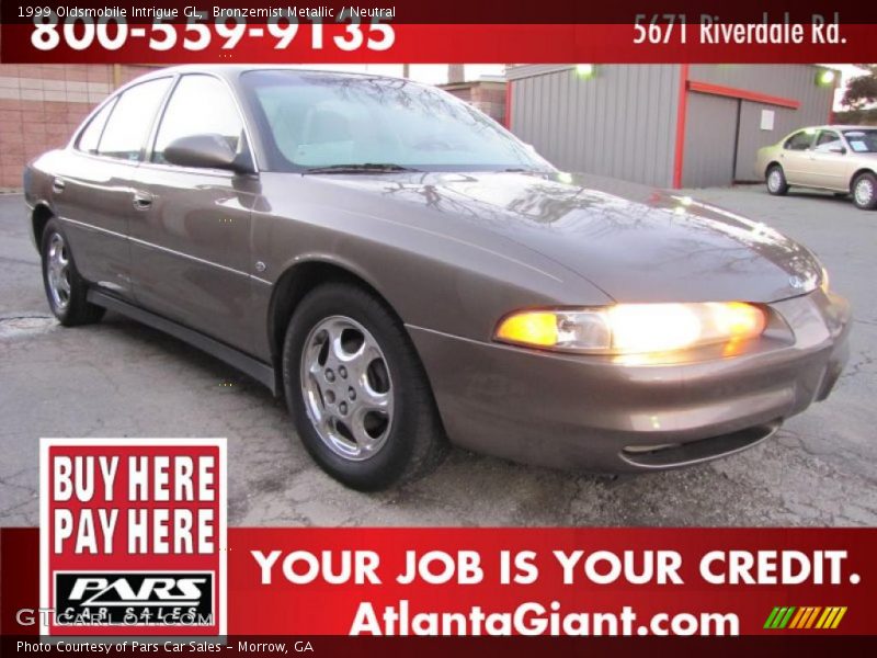 Bronzemist Metallic / Neutral 1999 Oldsmobile Intrigue GL