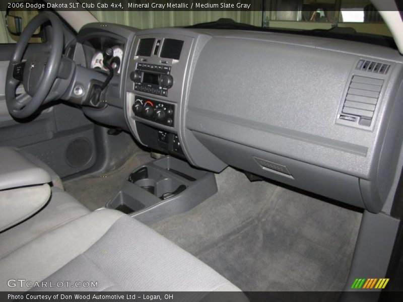 Mineral Gray Metallic / Medium Slate Gray 2006 Dodge Dakota SLT Club Cab 4x4