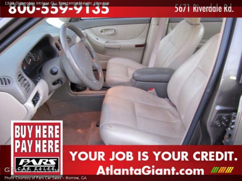 Bronzemist Metallic / Neutral 1999 Oldsmobile Intrigue GL