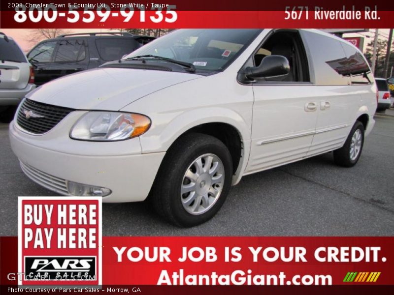 Stone White / Taupe 2003 Chrysler Town & Country LXi