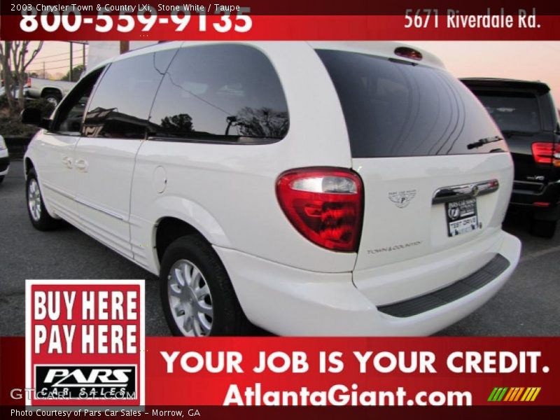 Stone White / Taupe 2003 Chrysler Town & Country LXi