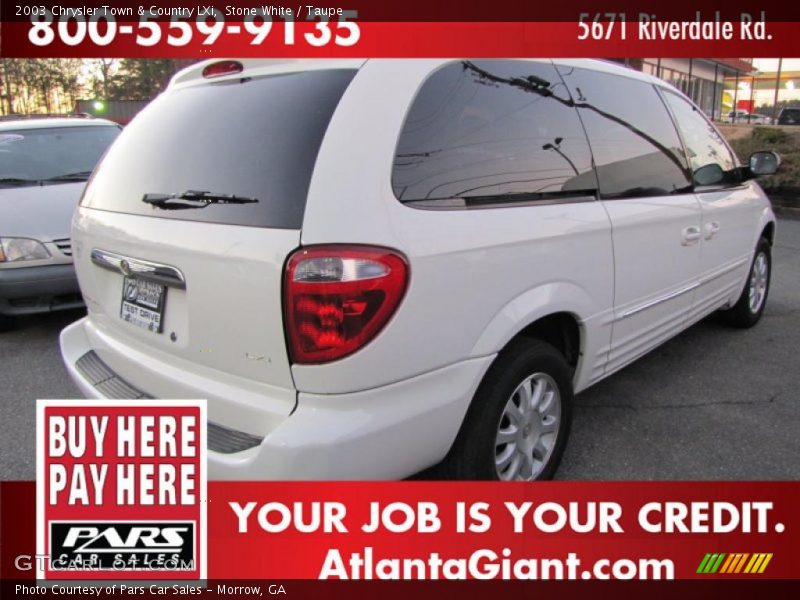 Stone White / Taupe 2003 Chrysler Town & Country LXi