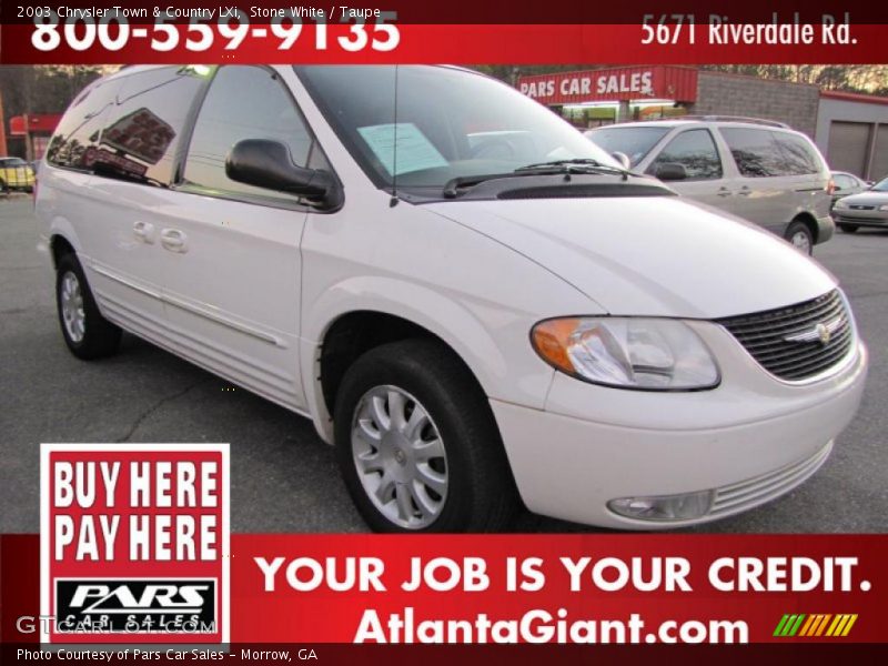 Stone White / Taupe 2003 Chrysler Town & Country LXi