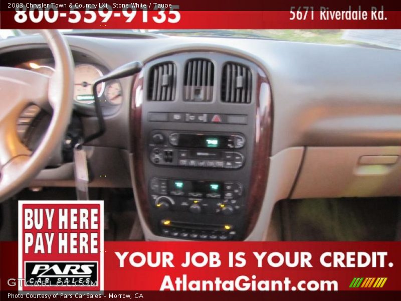 Stone White / Taupe 2003 Chrysler Town & Country LXi