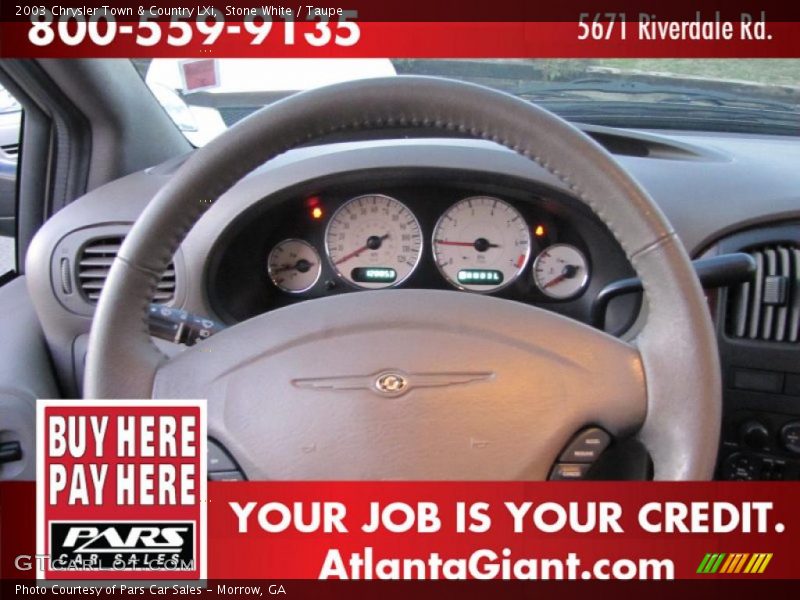 Stone White / Taupe 2003 Chrysler Town & Country LXi
