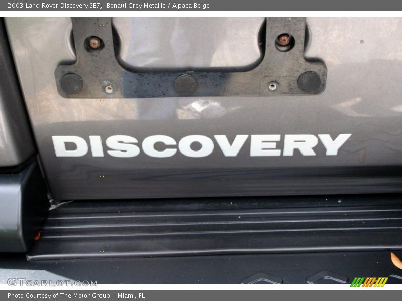 Bonatti Grey Metallic / Alpaca Beige 2003 Land Rover Discovery SE7
