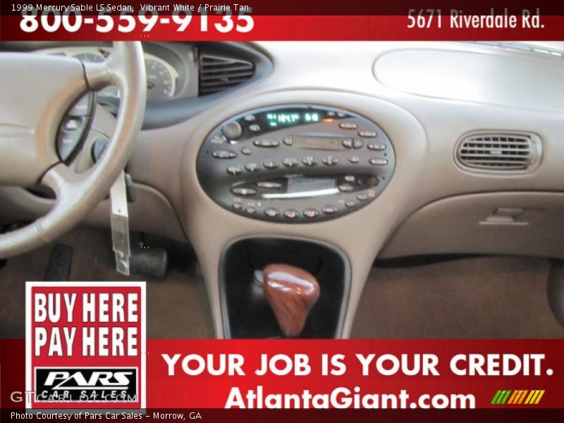Vibrant White / Prairie Tan 1999 Mercury Sable LS Sedan